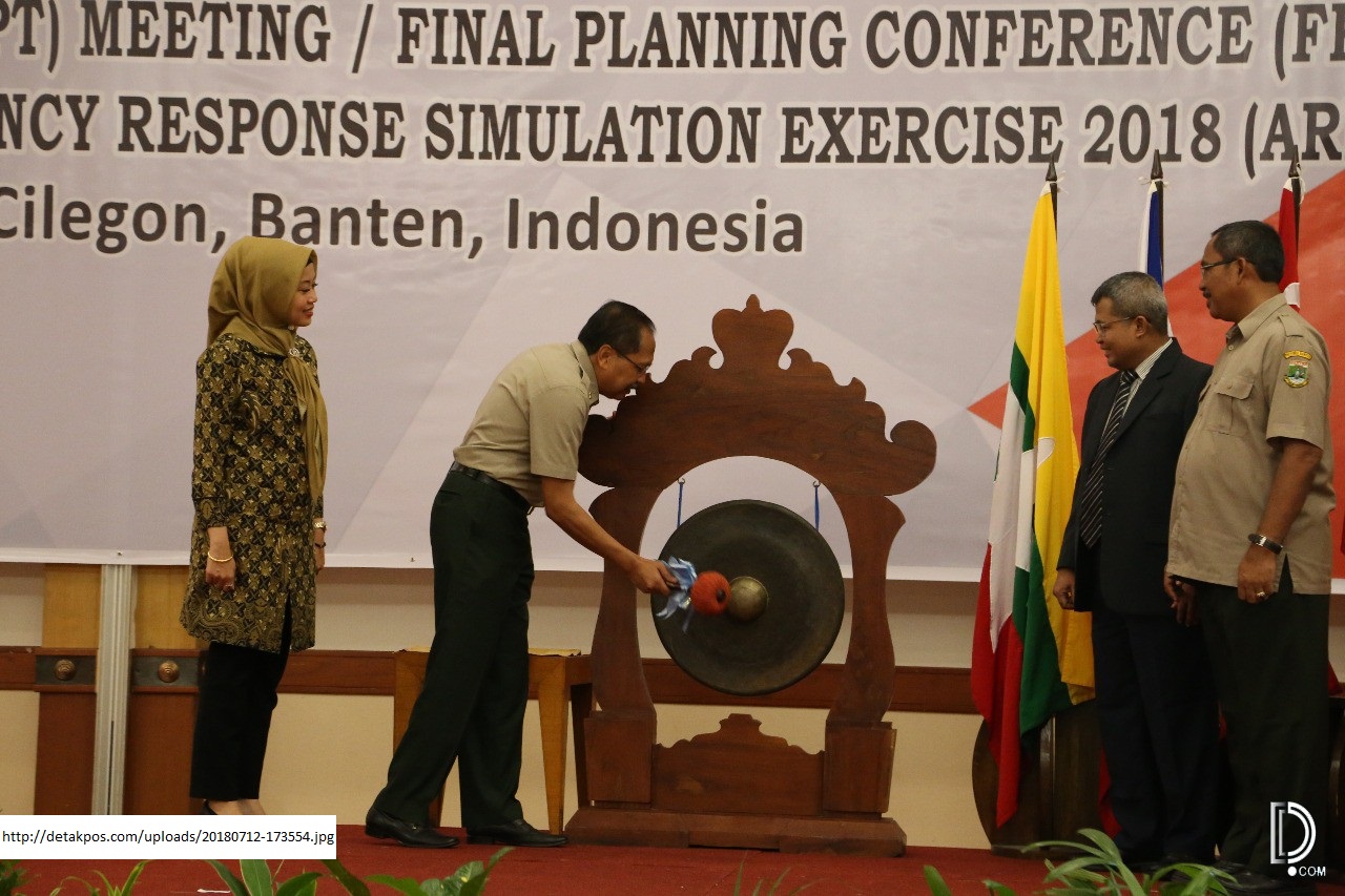 Persiapan Simulasi Bencana ASEAN (ARDEX) Digelar di Cilegon