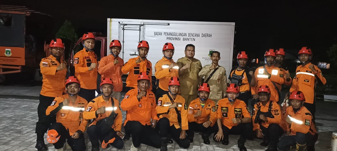 BPBD Banten Kirimkan Personil dan Logistik Pasca Gempa 5.6 SR Cianjur