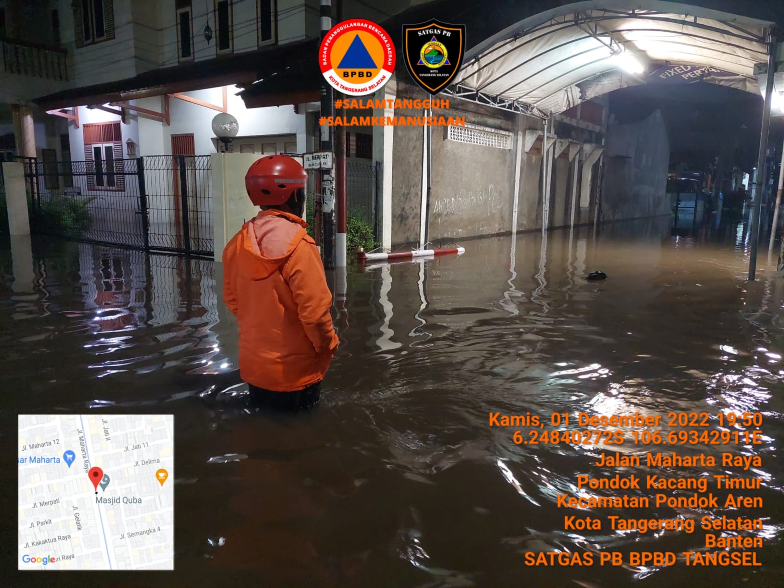 LAPORAN KEJADIAN/BENCANA BANJIR TANGERANG SELATAN