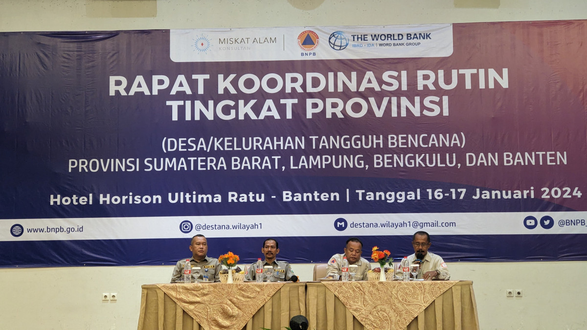 Rapat Koordinasi Rutin DESTANA-IDRIP Tingkat Provinsi Banten