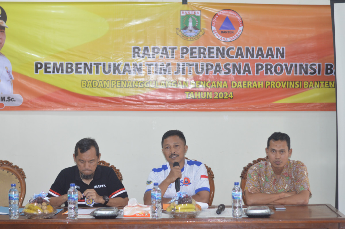 Rapat Prancanaan Pembentukan Tim JITUPASNA Provinsi Banten